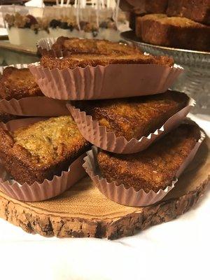 Breakfast Spread featuring Homemade Banana Bread