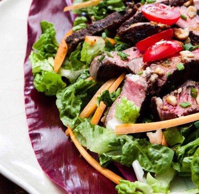 Steak salad + Ka'iulani's Alaea seasoning.