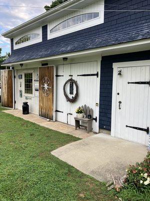 The Barn at the back of the property is a great, curated shop.