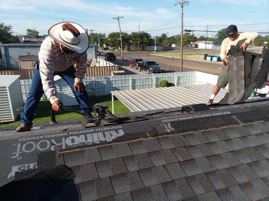 Texas roofing division tear off teaser in Plainview Texas!