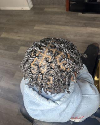 Rope twist  #menstyles #dreadloc #twostrandtwist #baltimoremd