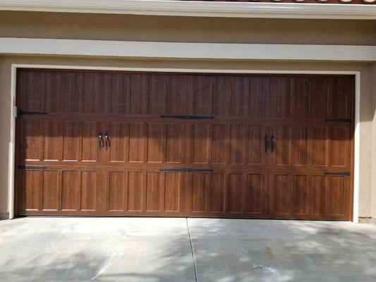 Another wood door with decko installed.