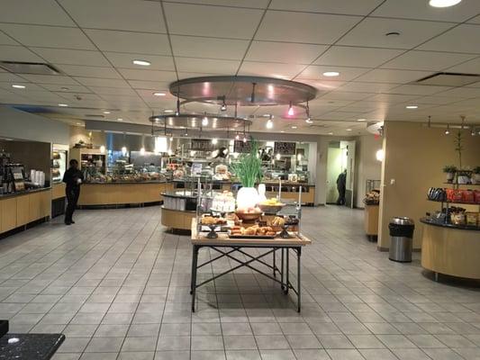 An absolutely stunning cafeteria inside the office building of Duane Morris, LLP.