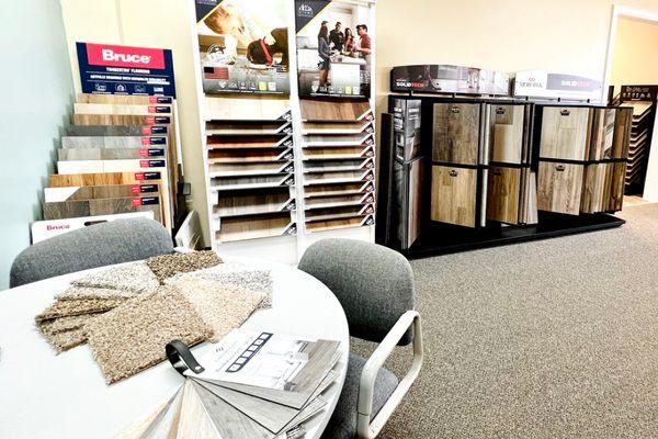 Showroom 1- 
Carpet, LVP (luxry vinyl plank), hardwood flooring, interior design, Boyds Carpet & More,
DIY flooring, Greenville