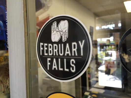 February Falls Band Decal