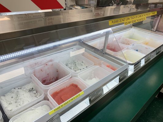 Water ice flavors