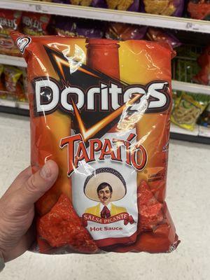 Let's give it a try. Doritos Tapatio