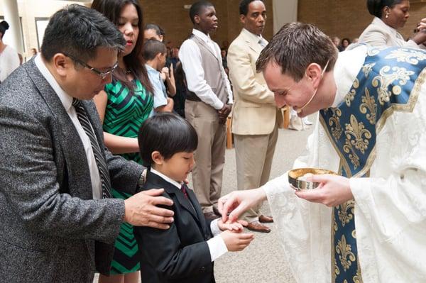 First Communion.