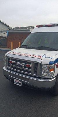 Intel Ambulance at chp headquarters