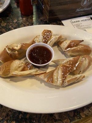 Pretzels with Brie