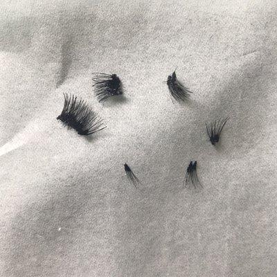 ZEBA eyelashes extensions. Finally removed them after almost 6 hours of constant pain and swollen eyes.