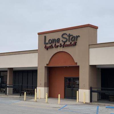 Front of Lone Star Bar.