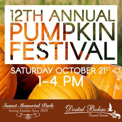 Visit Our Event Page for More Information on the Pumpkin Festival https://goo.gl/xrsvFP