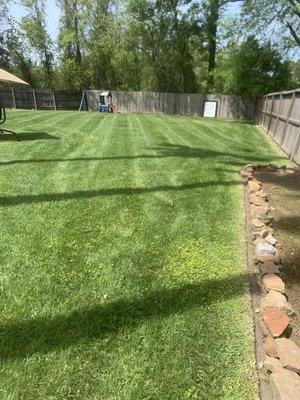 Lawn we mow on a consistent basis