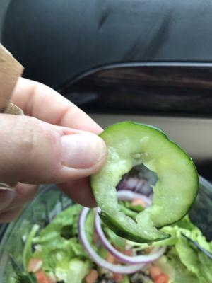 Rotten cucumber