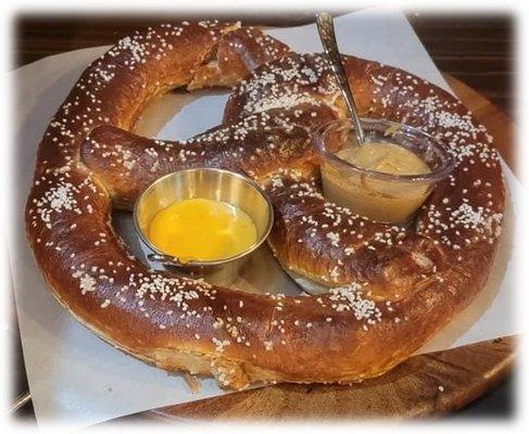 Jumbo Pretzel, about 1 foot across!