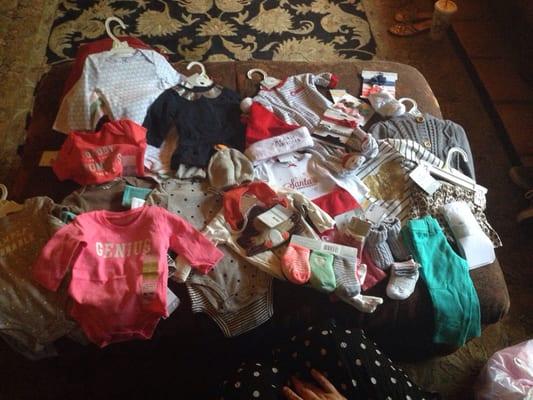 15 outfits for my soon to be here, Princess Peyton!!