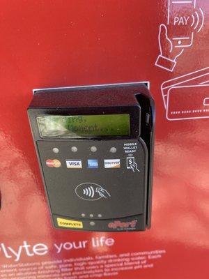 Convenient card pay option