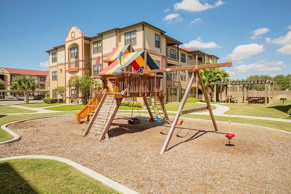 Children will enjoy the playground