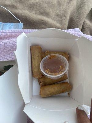 Veggie spring rolls