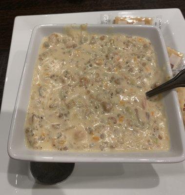 Chicken and Wild Rice Soup (very good!)