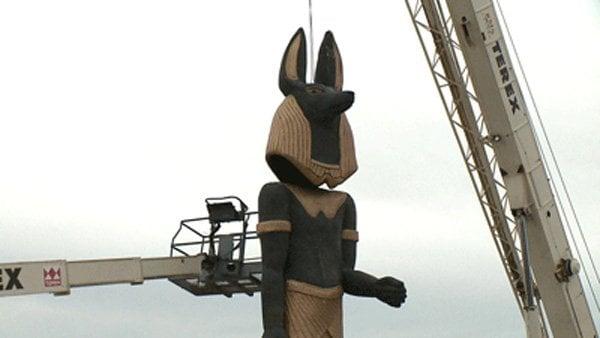 Anubis being constructed