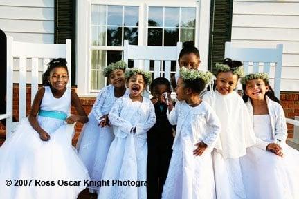 The children in the ceremony (Kym & Phil)