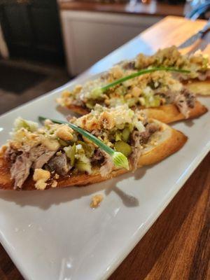 Duck Confit Toast