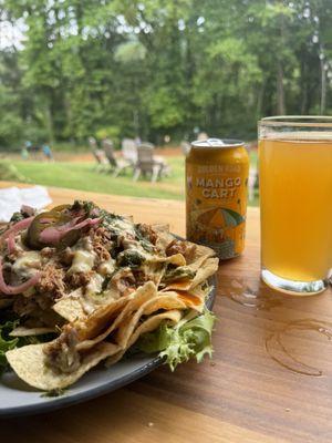 Nachos and mango cart