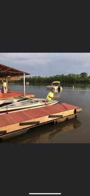 New and improved boat dock