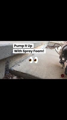 Video of one of our repair jobs showing how the spray foam works.