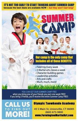 Martial arts Summer camp Farmington