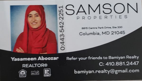 Yasameen Aboozar - Samson properties