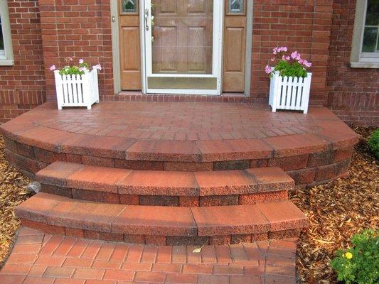 Front Steps And Patio