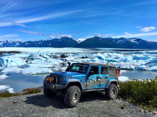 One of our shop Jeeps in Alaska during the 2016 JK-Experience.