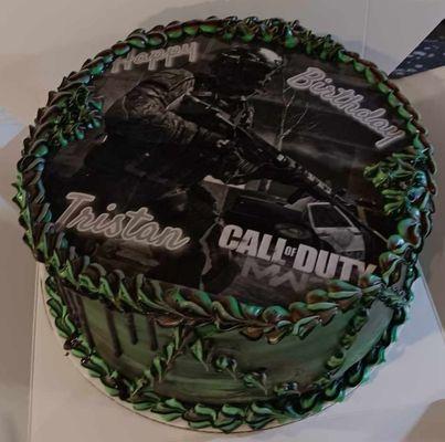 Call of Duty Bday cake