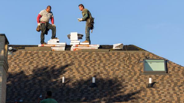 All roofs are removed, sheathing is inspected for de-laminated or rotted plywood.