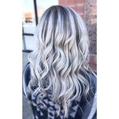 Icy Balayage Highlights