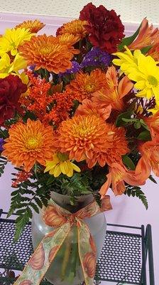 fall vase arrangements starting at $39.95