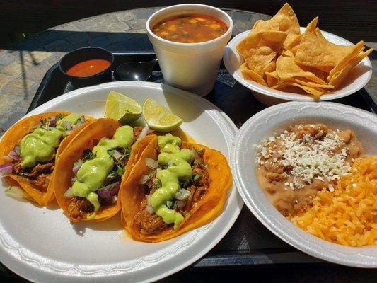 Angus Beef Birria Taco Plate