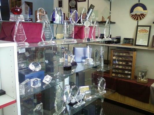 Let us customize a wide selection of Crystal, Glass and Acrylic Awards for your next event!