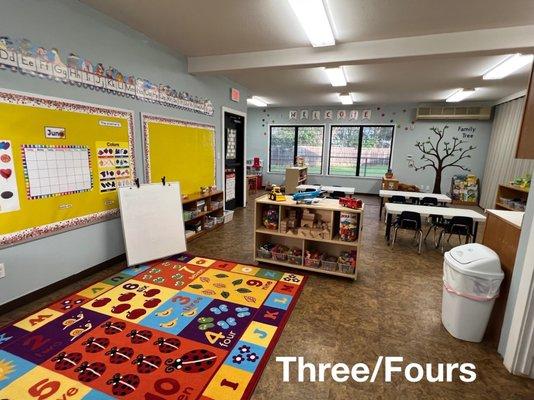 Our preschool classroom. Fun centers to explore!