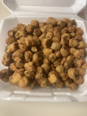 Fried okra