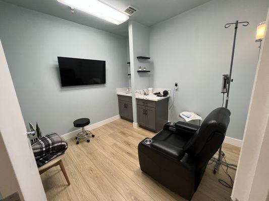 Private treatment room