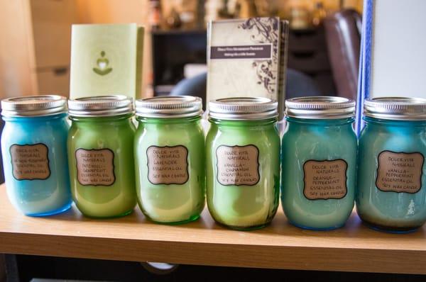 We make soy candles!