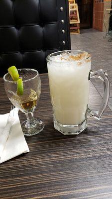 Tequila y Horchata