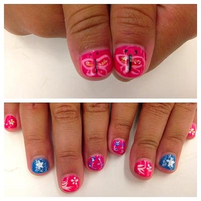 Kids summer nails