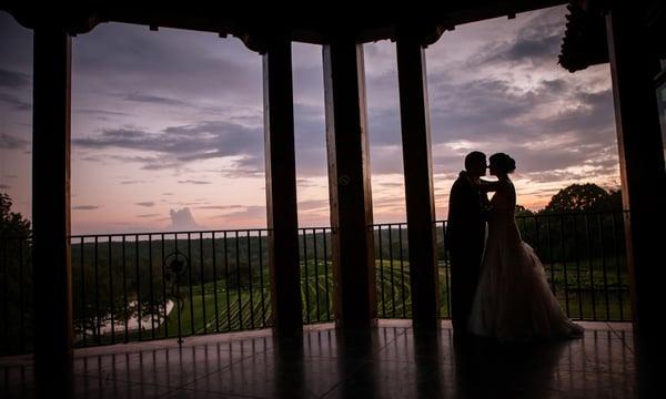 Sunset Wedding Portrait