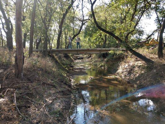 One of the bridges we installed