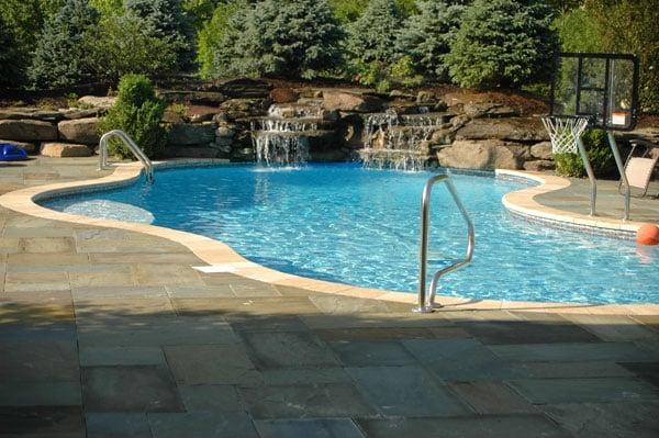 Custom stone patios and waterscapes.